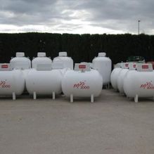 Cepsa - Gasóleos Alicantinos cisternas con gas en exterior